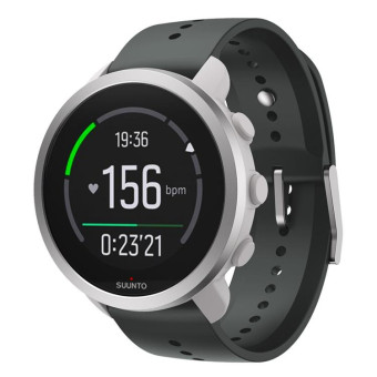 For Suunto 5 Peak Silicone Watch Band(Space Gray)