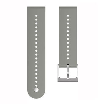 For Suunto 5 Peak Silicone Watch Band(Gravel White)