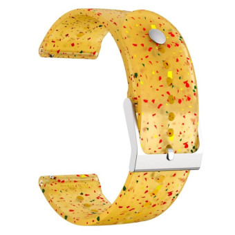 For Suunto 5 Peak Silicone Watch Band(Red Yellow Orange)