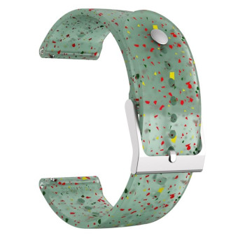 For Suunto 5 Peak Silicone Watch Band(Red Yellow Green)