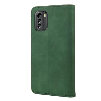 For Nokia G60 Skin Feel Splicing Leather Phone Case(Green)