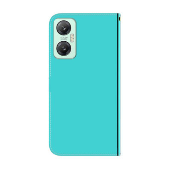For Infinix Hot 20 Imitated Mirror Surface Leather Phone Case(Mint Green)