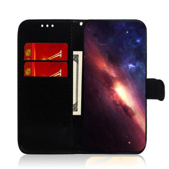 For Infinix Hot 20 Imitated Mirror Surface Leather Phone Case(Purple)