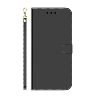 For Infinix Hot 20s Imitated Mirror Surface Leather Phone Case(Black)