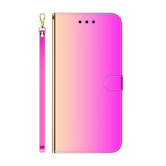 For Infinix Hot 20s Imitated Mirror Surface Leather Phone Case(Gradient Color)