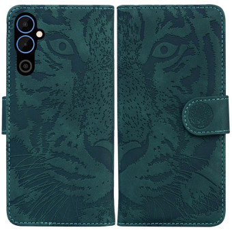 For Tecno Pova Neo 2 Tiger Embossing Pattern Leather Phone Case(Green)