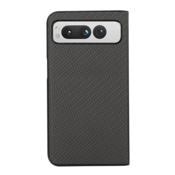 For Google Pixel Fold Carbon Fiber Texture Shockproof Phone Case(Black)