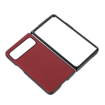 For Google Pixel Fold Carbon Fiber Texture Shockproof Phone Case(Red)