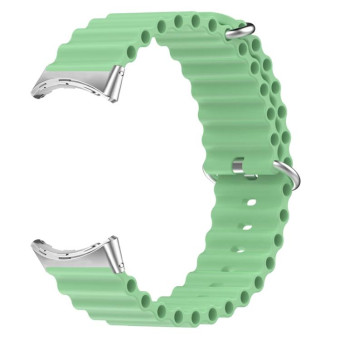 For Google Pixel Watch Ocean Silicone Watch Band(Mint Green)