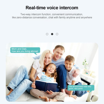 YT53 3MP Indoor HD Surveillance Wireless PTZ Camera, Specification:AU Plug