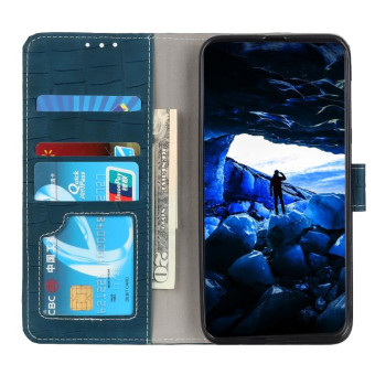For Nokia XR21 Magnetic Crocodile Texture Horizontal Flip Leather Phone Case(Green)