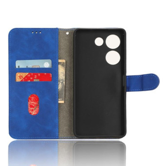 For TECNO Camon 20 Pro Skin Feel Magnetic Flip Leather Phone Case(Blue)