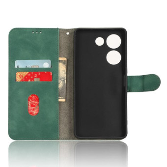 For TECNO Camon 20 Pro Skin Feel Magnetic Flip Leather Phone Case(Green)