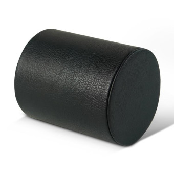 PU Leather Tool Storage Box Desktop Pen Holder(Black)