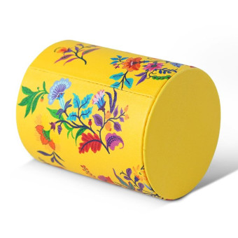 PU Leather Tool Storage Box Desktop Pen Holder(Birdsong)