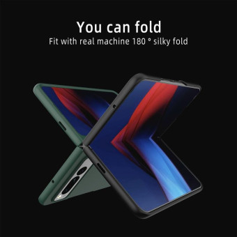 For Google Pixel Fold Oil-sprayed Integrated Phone Case(Red)