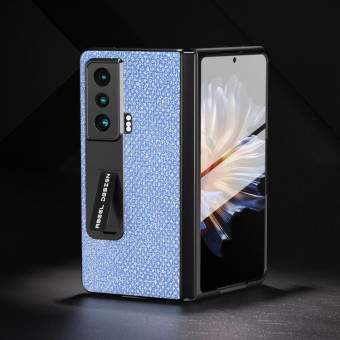 For Honor Magic Vs ABEEL Integrated Diamond Series Phone Case with Holder(Sapphire Blue)