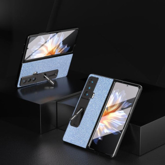 For Honor Magic Vs ABEEL Integrated Diamond Series Phone Case with Holder(Sapphire Blue)