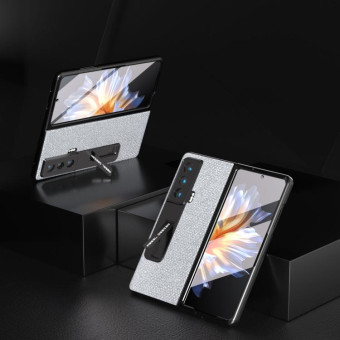 For Honor Magic Vs ABEEL Integrated Diamond Series Phone Case with Holder(Silver)