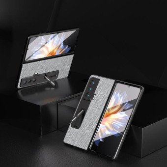 For Honor Magic Vs ABEEL Integrated Diamond Series Phone Case with Holder(Black)