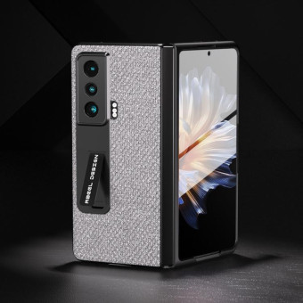 For Honor Magic Vs ABEEL Integrated Diamond Series Phone Case with Holder(Black)