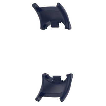 For Xiaomi Mi Band 8 1 Pair  PC Plastic Watch Band Connector(Ink Blue)