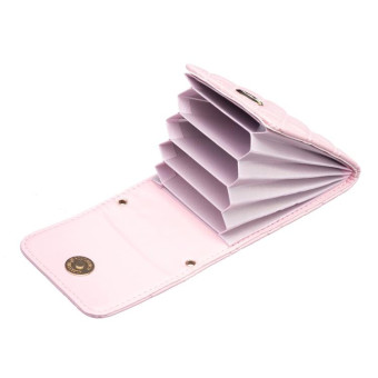BFK08 Vertical Card Bag Mobile Phone Back Sticker(Pink)