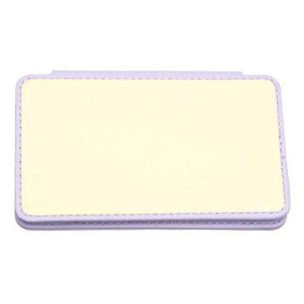 BFK01 Grid Pattern Card Bag Mobile Phone Back Sticker(Purple)