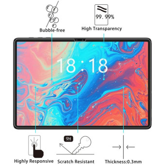For N-One N Pad S 10.1 2pcs 9H 0.3mm Explosion-proof Tempered Glass Film