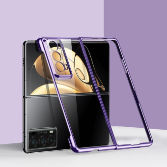 For Honor Magic V2 Ultra-thin Plating PC Phone Case(Purple)