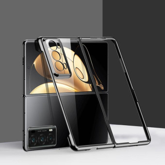 For Honor Magic V2 Ultra-thin Plating PC Phone Case(Black)