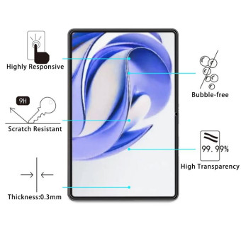 For ZTE Axon Pad 2pcs 9H 0.3mm Explosion-proof Tempered Glass Film