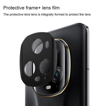 For Honor Magic5 Ultimate 50pcs Curved Surface Hot Bending Full Glue Rear Camera Lens Film