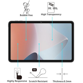 For OPPO Pad Air 2 11.5 2pcs 9H 0.3mm Explosion-proof Tempered Glass Film