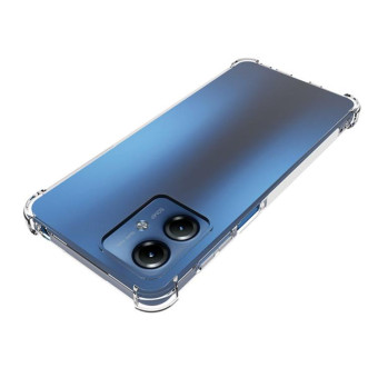 For Motorola Moto G14 4G Shockproof Non-slip Waterproof Thickening TPU Phone Case(Transparent)