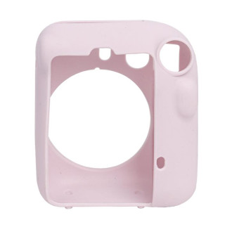 For FUJIFILM instax mini 12 Soft Silicone Camera Protective Case(Pink)