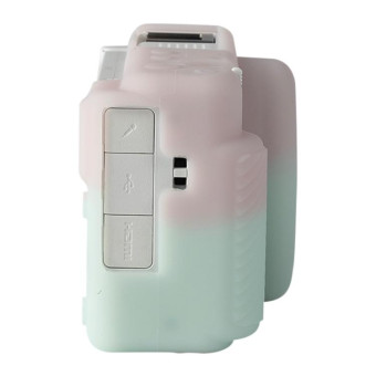 For Sony ZV-1F / ZV1 M2 Soft Silicone Protective Case(Jello Pink Green)