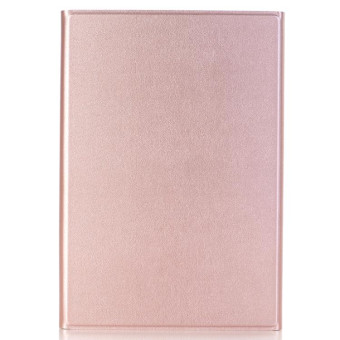 A0T8 For Huawei MatePad T8 8 inch ABS Ultra-thin Detachable Bluetooth Keyboard Voltage PU Leather Tablet Case with Bracket(Rose Gold)