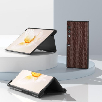 For Honor V Purse ABEEL Genuine Leather Luxury Series Shockproof Phone Case(Coffee)