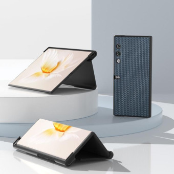 For Honor V Purse ABEEL Genuine Leather Luxury Series Shockproof Phone Case(Royal Blue)