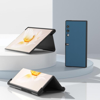 For Honor V Purse ABEEL Genuine Leather Silky Soft Shockproof Phone Case(Blue)