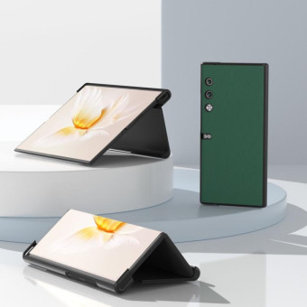 For Honor V Purse ABEEL Genuine Leather Silky Soft Shockproof Phone Case(Green)