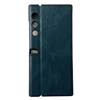 For Honor V Purse Crazy Horse Texture Leather Shockproof Phone Case(Blue)