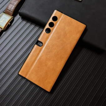 For Honor V Purse Crazy Horse Texture Leather Shockproof Phone Case(Yellow)