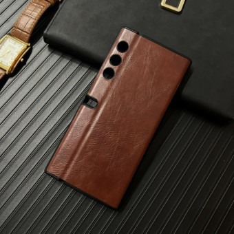 For Honor V Purse Crazy Horse Texture Leather Shockproof Phone Case(Brown)