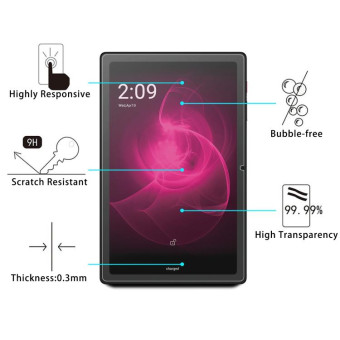 For T-mobile the Revvl Tab 5G 2pcs 0.3mm 9H Explosion-proof Tempered Tablet Glass Film