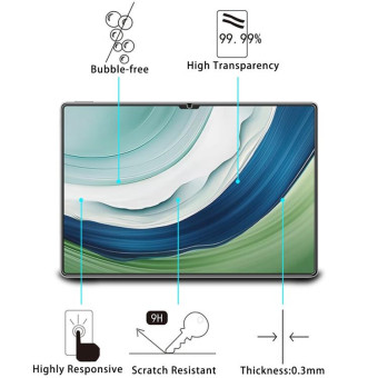 For Huawei MatePad Pro13.2 2025 / 2023 2pcs 0.3mm 9H Explosion-proof Tempered Tablet Glass Film