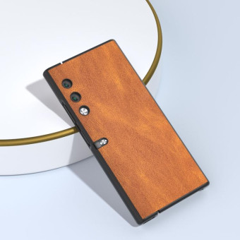 For Honor V Purse ABEEL Retro Texture PU Phone Case(Brown)