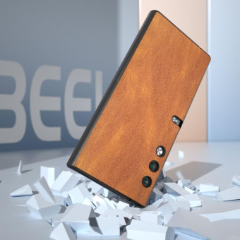 For Honor V Purse ABEEL Retro Texture PU Phone Case(Brown)