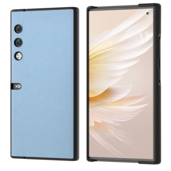 For Honor V Purse Arashi Texture PU Phone Case(Curtain Blue)